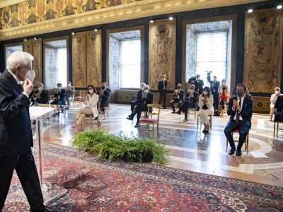 40°Regioni: I Presidenti delle Regioni al Quirinale dal Presidente Mattarella - (F.te Quirinale) - 24.06.2021